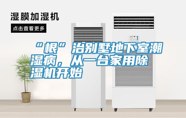 “根”治別墅地下室潮濕病，從一臺家用除濕機開始