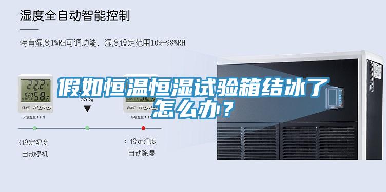 假如恒溫恒濕試驗箱結(jié)冰了怎么辦？