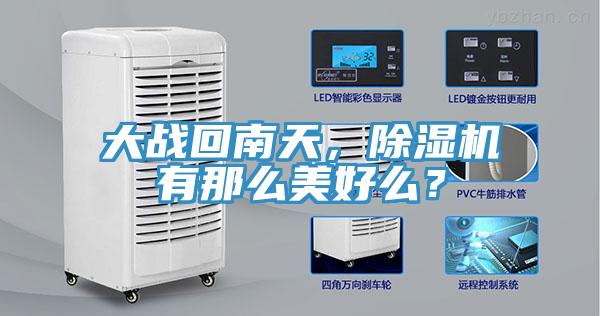 大戰(zhàn)回南天，除濕機有那么美好么？