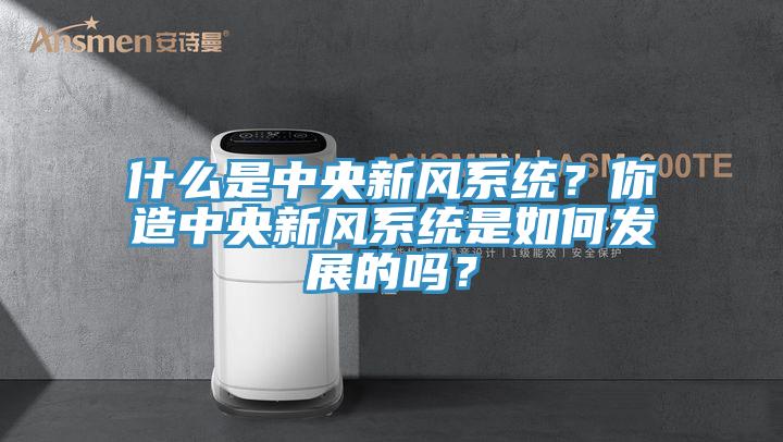 什么是中央新風系統(tǒng)？你造中央新風系統(tǒng)是如何發(fā)展的嗎？