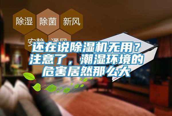 還在說除濕機無用？注意了，潮濕環(huán)境的危害居然那么大