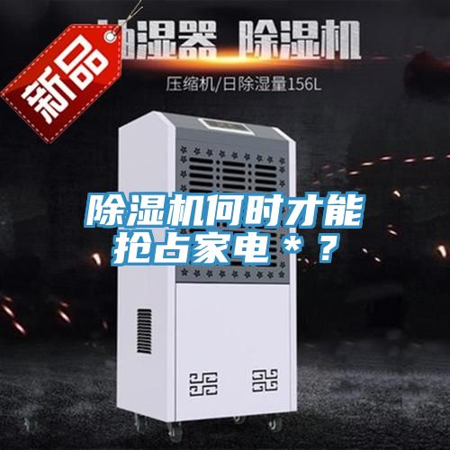 除濕機(jī)何時(shí)才能搶占家電＊？