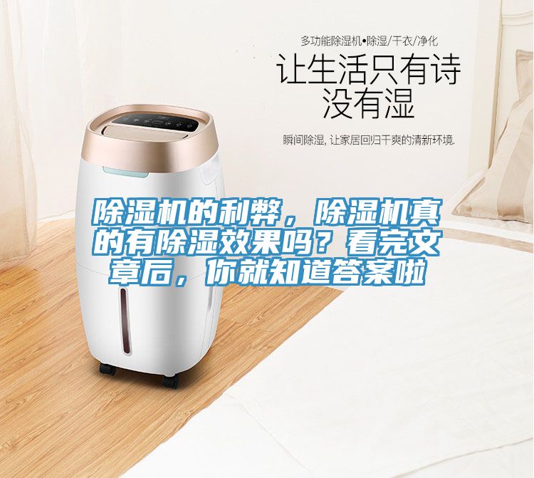 除濕機的利弊，除濕機真的有除濕效果嗎？看完文章后，你就知道答案啦