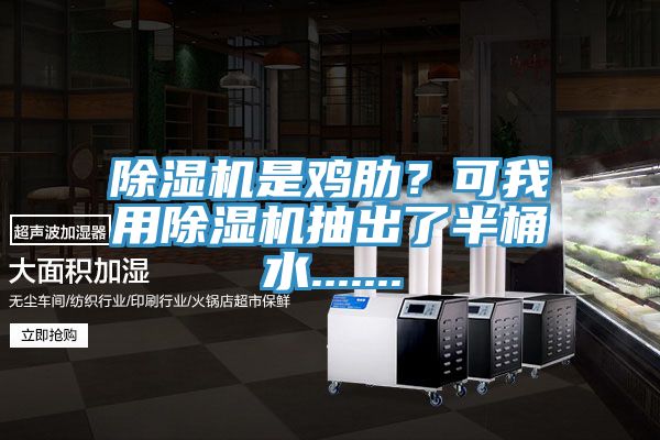 除濕機(jī)是雞肋？可我用除濕機(jī)抽出了半桶水.......