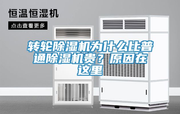 轉(zhuǎn)輪除濕機為什么比普通除濕機貴？原因在這里
