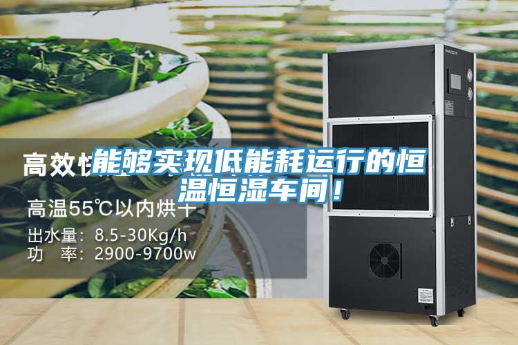能夠?qū)崿F(xiàn)低能耗運(yùn)行的恒溫恒濕車間！