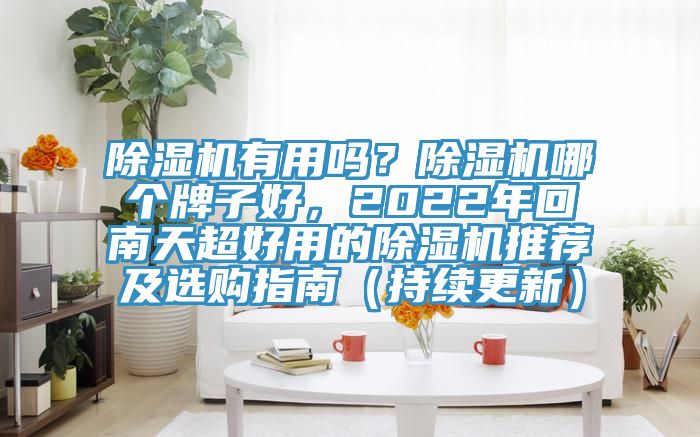 除濕機(jī)有用嗎？除濕機(jī)哪個(gè)牌子好，2022年回南天超好用的除濕機(jī)推薦及選購(gòu)指南（持續(xù)更新）