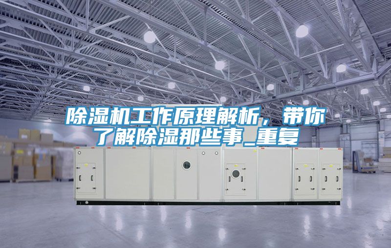 除濕機(jī)工作原理解析，帶你了解除濕那些事_重復(fù)