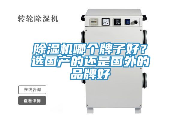 除濕機(jī)哪個(gè)牌子好？選國產(chǎn)的還是國外的品牌好