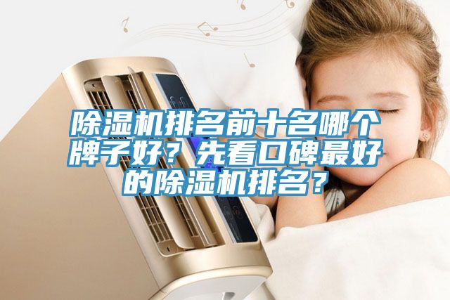除濕機排名前十名哪個牌子好？先看口碑最好的除濕機排名？